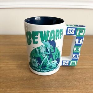 DISNEY Toy Story Pirates Caribbean Haunted Mansion Crossover Ceramic Mug 12 Oz